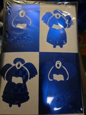 Vtg Paper Magic Group Box Christmas Cards Blue Angels 20c/21e